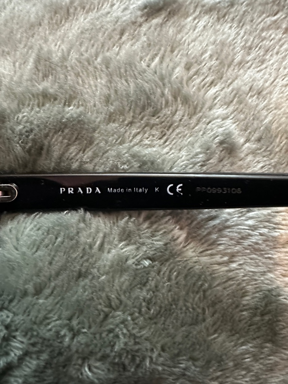 Prada women’s Sunglasses in Blue with Yellow Accent - Picture 4 of 4